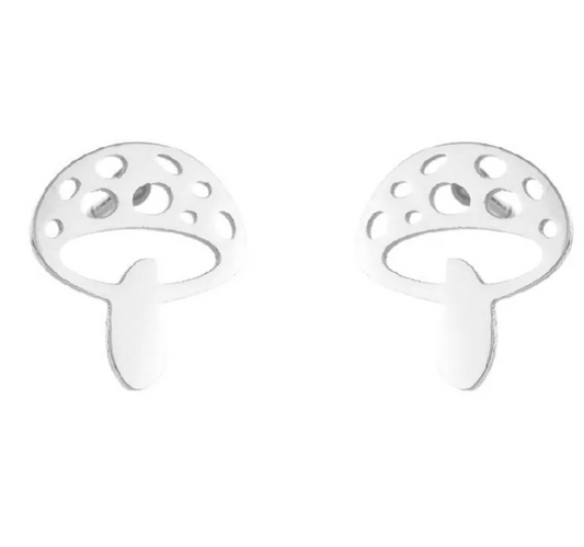 Women’s Stainless Steel Fruit Stud Earrings – Cherry, Apple, Strawberry & More