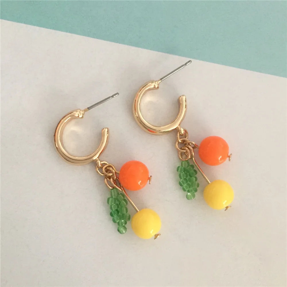 Long Tassel Simulated Pearl Drop Earrings for Women Gift Bijoux Korean Jewelry Gold Color Pendientes Boucle D'Oreille