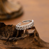 Lucky Coin Hollow Ring for Women & Men