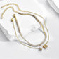 26 Letter Heart Zircon Layered Anklet