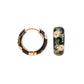 New Fashion Enamel Flower Huggie Hoop Earrings for Women Vintage Boho Circle Small Earrings Statement Jewelry 2022 Brincos Gifts