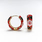 New Fashion Enamel Flower Huggie Hoop Earrings for Women Vintage Boho Circle Small Earrings Statement Jewelry 2022 Brincos Gifts