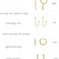 14K Gold Plated Pearl Hoop Earrings for Women Dainty Huggie Stacks, Hypoallergenic Cute Cartilage Studs, Trendy Fashion Jewelry