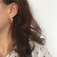 New Fashion Colorful Resin Stone Hoop Earrings for Women Jewelry Cute Hot Sale Hoop Earrings