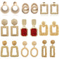 2023 Vintage Earrings Large for Women Statement Earrings Geometric Metal Pendant Earrings Trend Fashion Jewelry