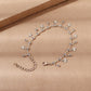 Gold Butterfly Tassel Anklet – Floral & Leaf Charm Beach Jewelry