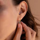 Dainty 14K Gold/Silver Plated Small Hoop Earrings for Women CZ Crystal Dangle Drop Earrings Trendy Huggie Hoop Earrings Jewelry