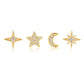 ROXI Romantic 4Pcs/Set Combination Stud Earrings for Women Fashion Earrings Jewelry Wedding Earing Piercing Brincos