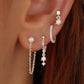 14K Gold Plated Pearl Hoop Earrings for Women Dainty Huggie Stacks, Hypoallergenic Cute Cartilage Studs, Trendy Fashion Jewelry