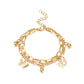 Women’s Double-Layer Butterfly Anklet – Gold Beach & Summer Jewelry