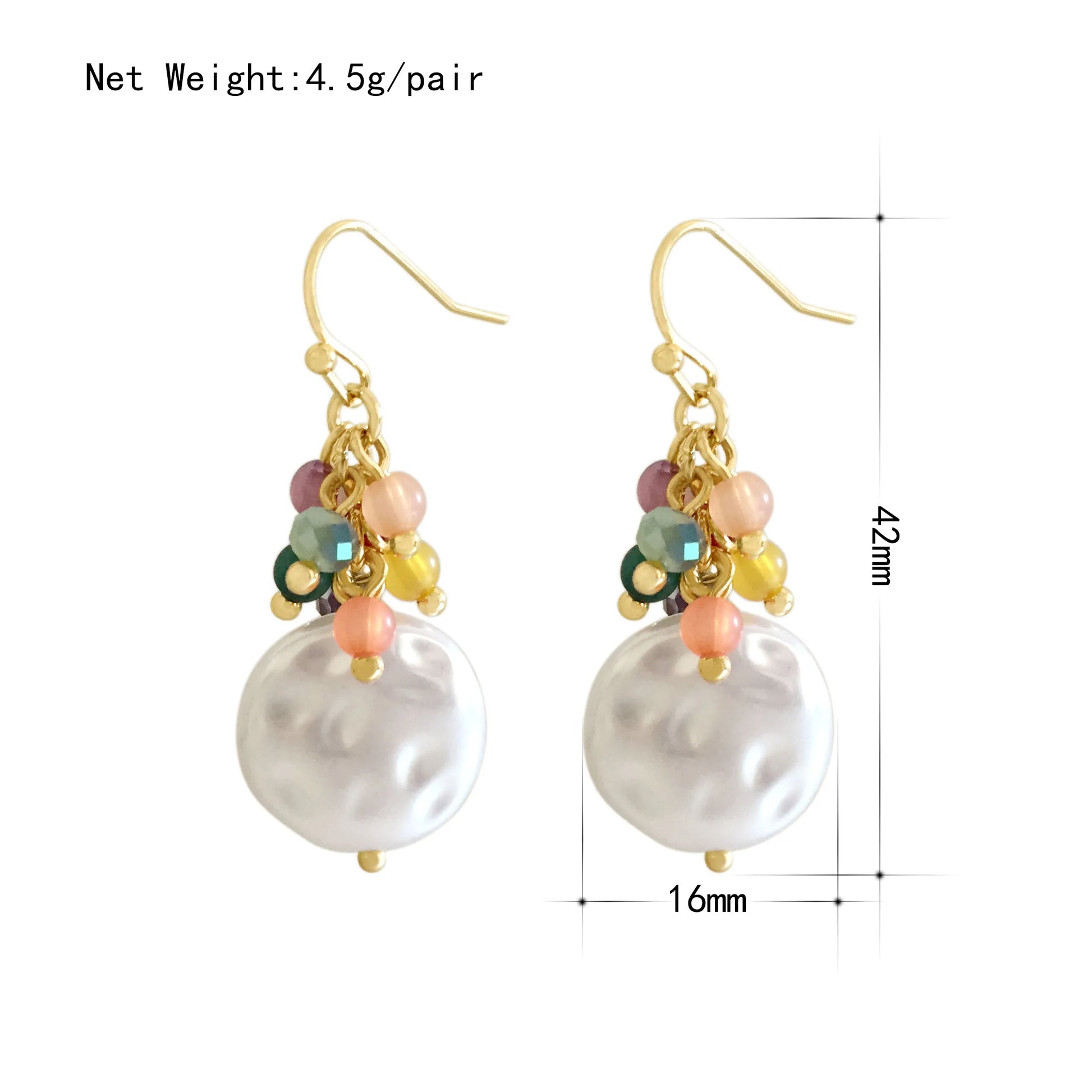 Long Tassel Simulated Pearl Drop Earrings for Women Gift Bijoux Korean Jewelry Gold Color Pendientes Boucle D'Oreille