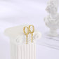 Dainty 14K Gold/Silver Plated Small Hoop Earrings for Women CZ Crystal Dangle Drop Earrings Trendy Huggie Hoop Earrings Jewelry