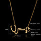 Sifisrri Stethoscope Heartbeat Gold Color Pendants Necklace Stainless Steel for Women Heart Love Valentine'S Day Jewelry Gift