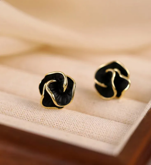 Floral Stud Earrings – Sweet Korean Style