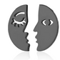 Women’s Stainless Steel Halloween Stud Earrings – Ghost, Skull, Pumpkin & Evil Eye Styles