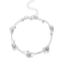 Women’s Silver-Tone Snake Chain Anklet – Minimalist Adjustable Foot Jewelry