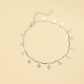 Women’s Silver-Tone Snake Chain Anklet – Minimalist Adjustable Foot Jewelry