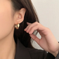 Women’s Gold-Tone Teardrop Faux Pearl Earrings – 925 Silver Posts