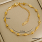 Gold Plated 3mm Polished Snake Chain Anklet for Women – Minimalist Stainless Steel Jewelry