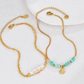Natural Beaded Shell Anklet – Gold Beach Titanium Steel Anklet