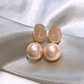 Gold Neo-Chinese Chalcedony Drop Earrings for Women – Elegant Vintage Jewelry