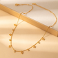 Gold Plated Sun Pendant Necklace for Women – Elegant Stainless Steel Celestial Jewelry