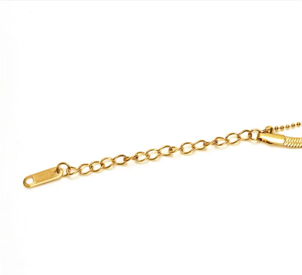 Women's 18K Gold Plated Titanium Steel Anklet