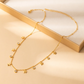 Gold Plated Sun Pendant Necklace for Women – Elegant Stainless Steel Celestial Jewelry