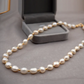 Women's Gold-Plated Baroque Freshwater Pearl Drop Earrings – 5cm