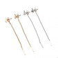 Minimalist Triangle Tassel Drop Earrings for Women