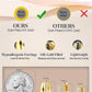 3Pcs Women 18K Gold Plated Chunky CZ Hoops Earrings for Sensitive Ears Non Tarnish Huggie Earring Stacks for Multiple Piercing