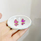 New Design Red Heart Stud Earring Women Metal Gold Color Eye Heart Lips Wedding Statement Earrings Fashion Party Jewelry
