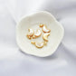9X19Mm 14K Gold Color Plated Sheel Moon Shape Connect Charms Pendants Jewelry Making Supplies Diy Accessories