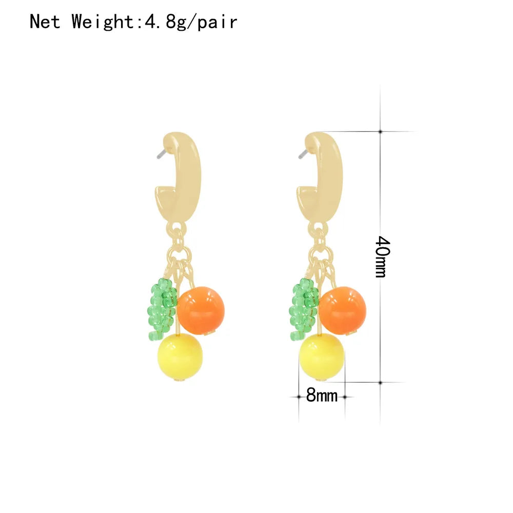 Long Tassel Simulated Pearl Drop Earrings for Women Gift Bijoux Korean Jewelry Gold Color Pendientes Boucle D'Oreille