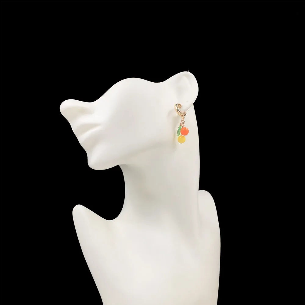 Long Tassel Simulated Pearl Drop Earrings for Women Gift Bijoux Korean Jewelry Gold Color Pendientes Boucle D'Oreille