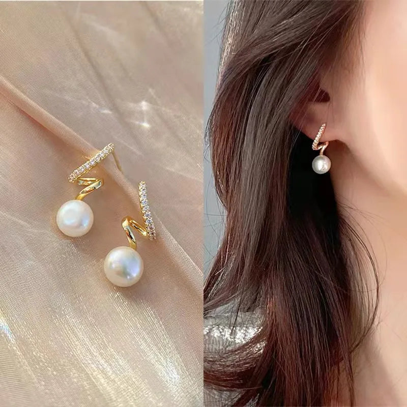 Korean Long Statement Geometric Triangle Tassel Dangle Drop Earrings for Women Earrings Fashion Jewelry Oorbellen Brincos