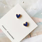 New Design Red Heart Stud Earring Women Metal Gold Color Eye Heart Lips Wedding Statement Earrings Fashion Party Jewelry